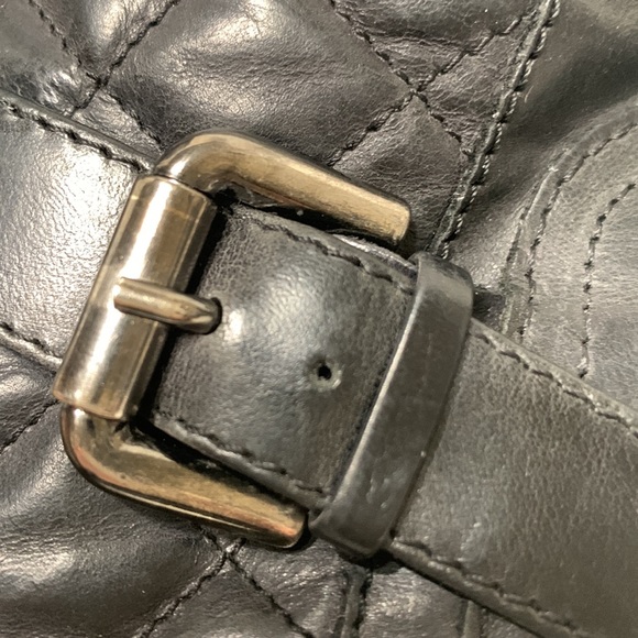 Aquatalia quilted black boot Lynn moto - Picture 7 of 15